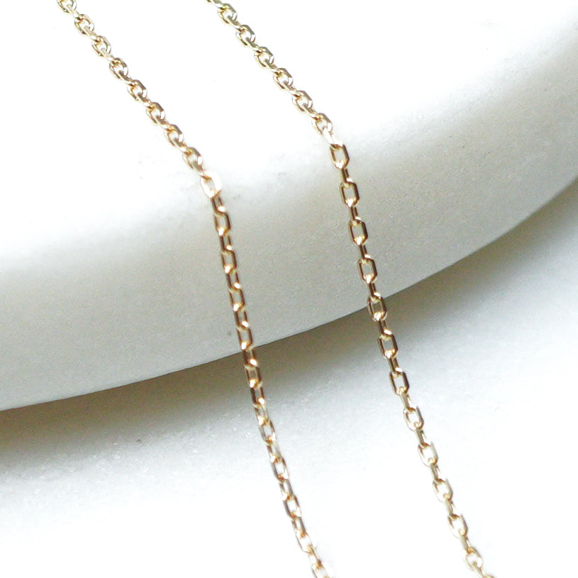 9ct shops gold trace chain