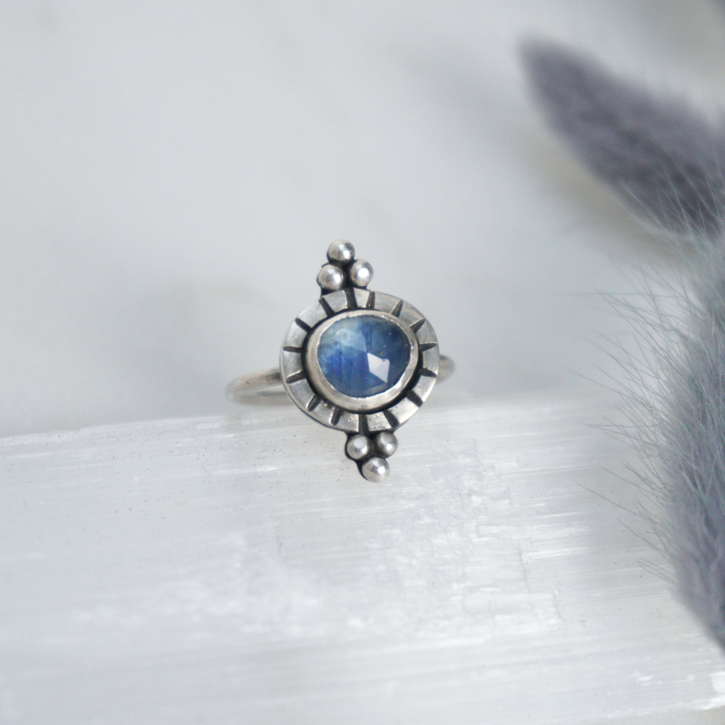 Twilight Blue Sapphire Ring