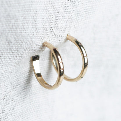 Solid 9ct Gold Hoops