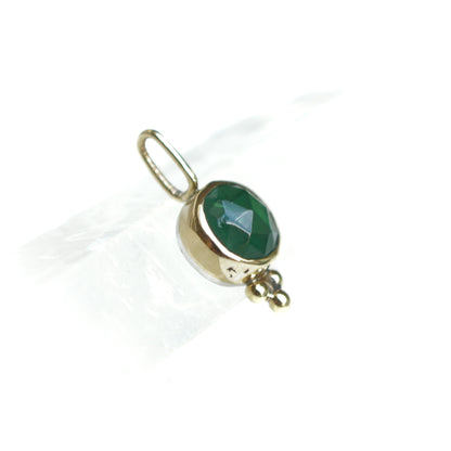 Second - 9ct Gold & Sterling Silver Apatite Pendant