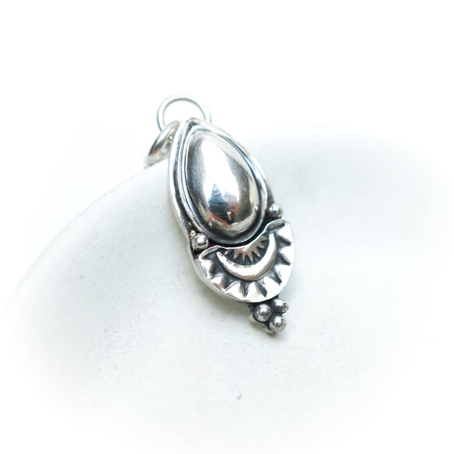 Sterling Silver Boho Pendant