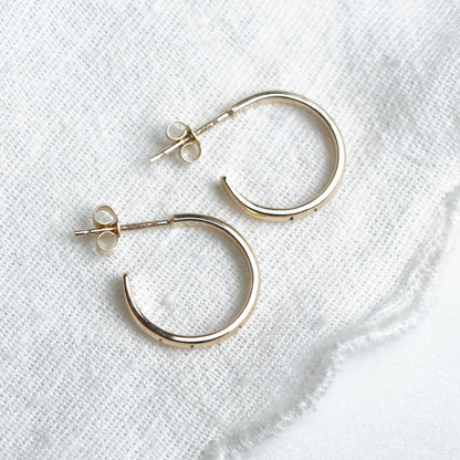 Solid 9ct Gold Hoops